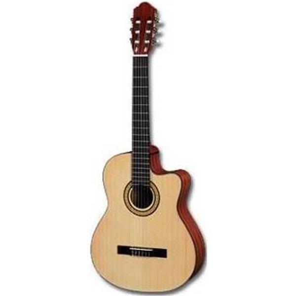 Barcelona LC3922CEQ N Elektro Klasik Gitar