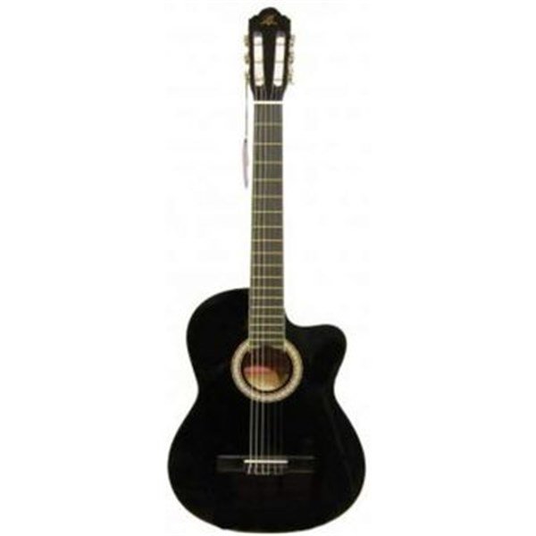 Barcelona LC3900CBK Cutaway Klasik Gitar