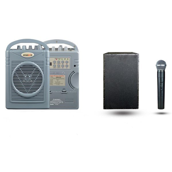 Osawa OSW 8102/E 50W Portatif Ses Sistemi + Hoparlör + El Mikrofonu