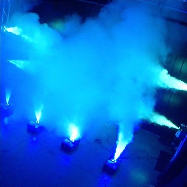 Amerikan Dj Fog Furry Jet - 700-Watt Sis Makinası 12x 3-Watt Led Boyama