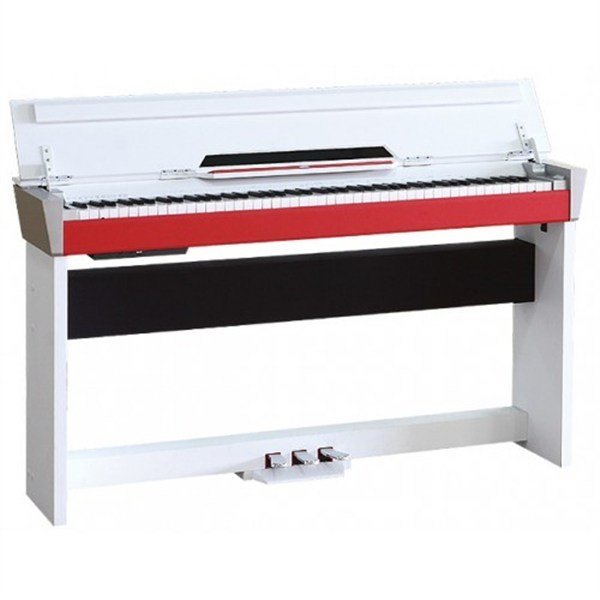 Medeli CDP 6000 - Dijital Piyano Mat Beyaz/Kırmızı