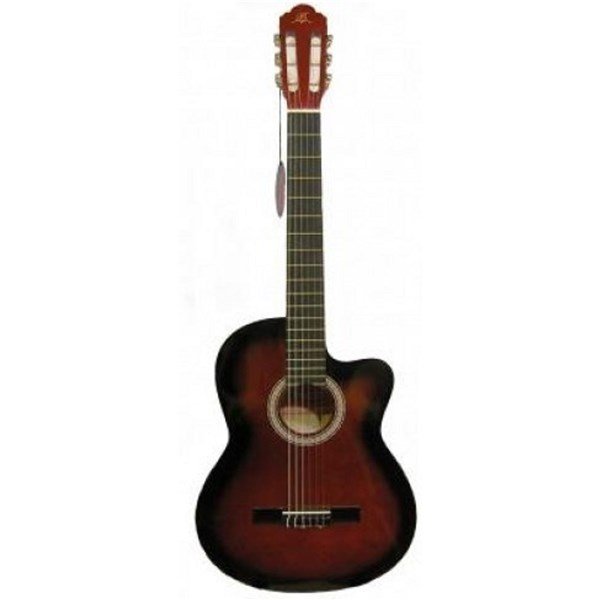 Barcelona LC3900CRDS Cutaway Klasik Gitar