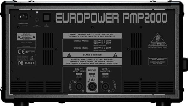 Behringer Europower PMP2000 14 Kanal Power Mikser