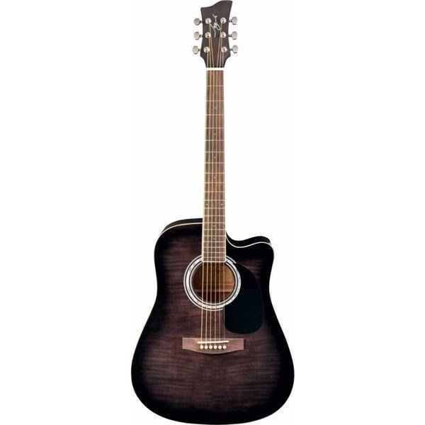 Jay Turser JJ 45 FCET BKSB Elektro Akustik Gitar
