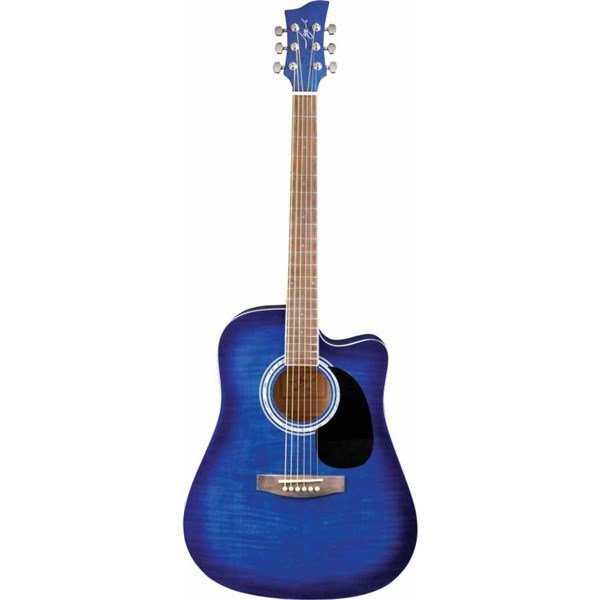 Jay Turser JJ 45 FCET BLSB Elektro Akustik Gitar