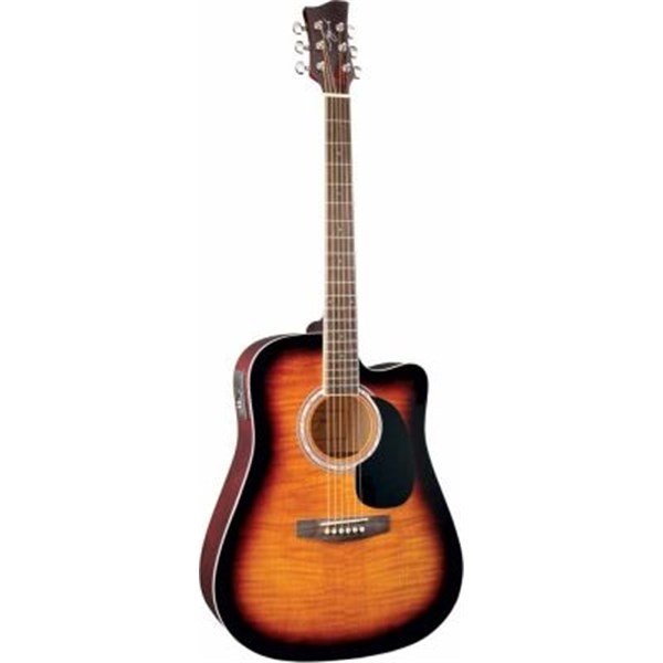 Jay Turser JJ 45 FCET TSB Elektro Akustik Gitar