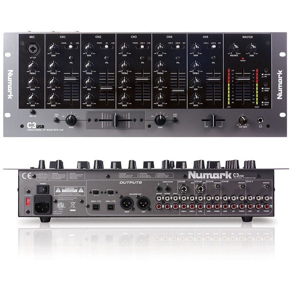 Numark C3 USB 5-Kanal Dj Mikser