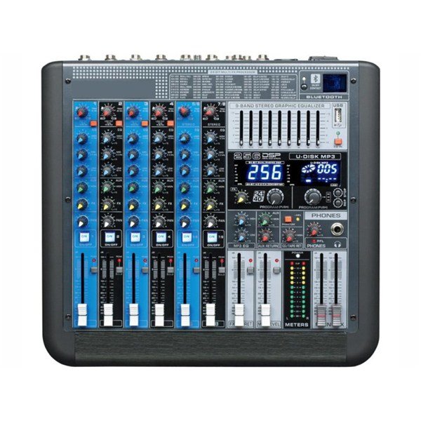 Lentus 8P350 EFX 8 Kanal 2x350 Watt Power Mikser