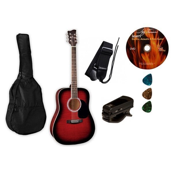 Jay Turser JJ 45 PAK RSB Akustik Gitar