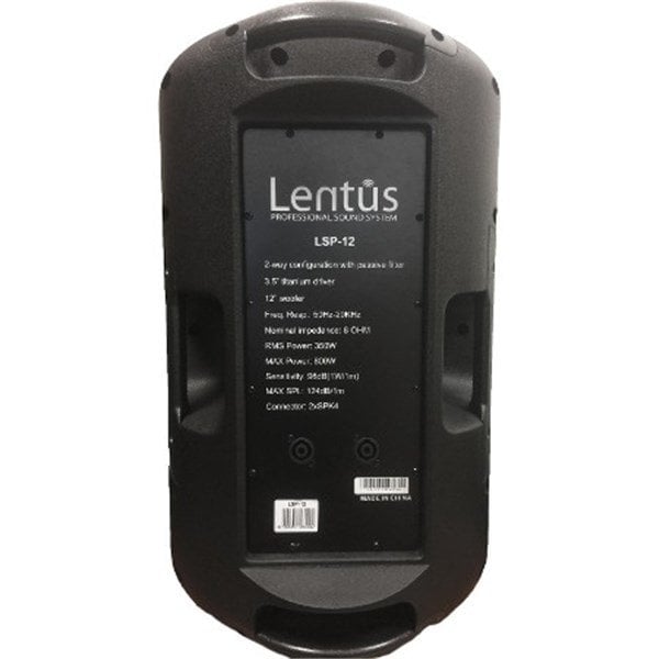 Lentus LSP-12 inç 350/800 Watt Pasif 2 yollu Profesyonel Hoparlör