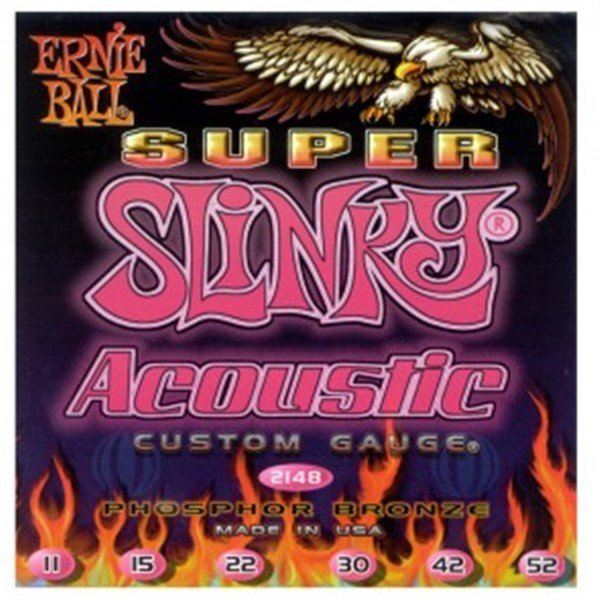 Ernie Ball P02148 Super Slinky Bronze Akustik Gitar Teli