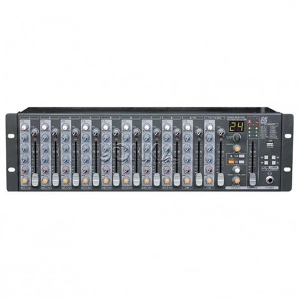 Spekon Rack-8U 8 mono 2 stereo2 aux 24 dsp efekti, USB, Kayıt USB