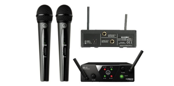 Akg WMS 40 Mini 2 Dual Vocal Çift El Telsiz Mikrofon