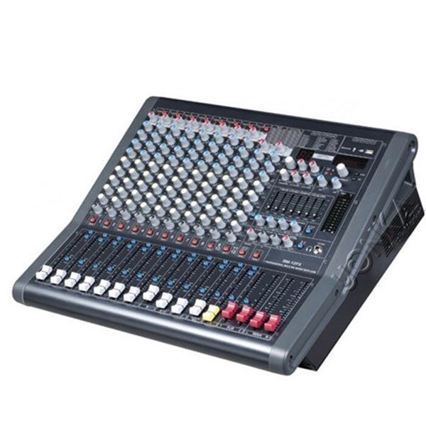 Spekon Pro-124PA 12 Mono 2 Stereo 4 Aux USB, BT 2x650W Power Mikser