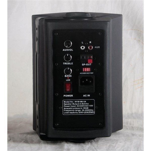 Denox HYB106 6A+6 2x40W 6'' Aktif-Pasif Hoparlör Seti