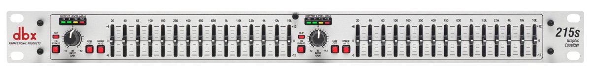 Dbx 215S Çift 15 bantlı Grafik Ekolayzer