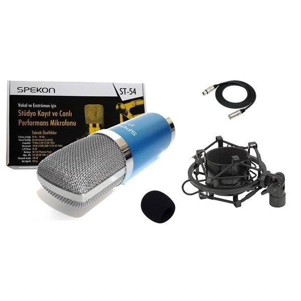 Spekon ST-54 Set Kondenser Stüdyo Kayıt Mikrofonu