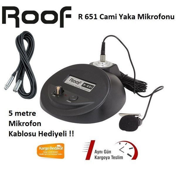 Roof R 651 Cami Yaka Mikrofonu