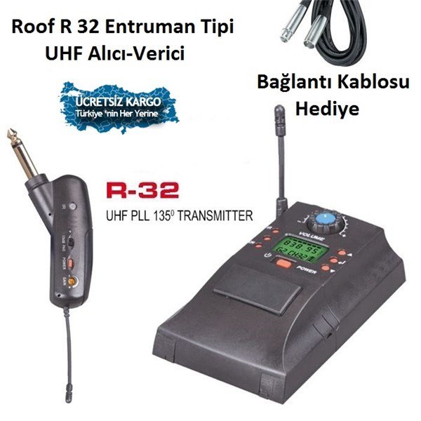 Roof R-32 Entruman Tipi UHF Alıcı-Verici