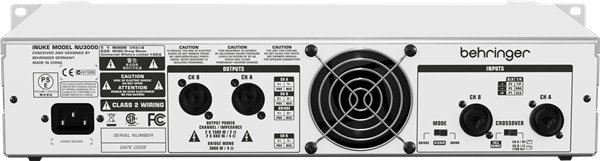 Behringer iNUKE NU3000 2 Çıkışlı Power Amplifikatörü 3000 Watt