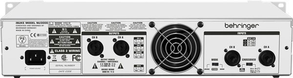 Behringer iNUKE NU3000 2 Çıkışlı Power Amplifikatörü 3000 Watt