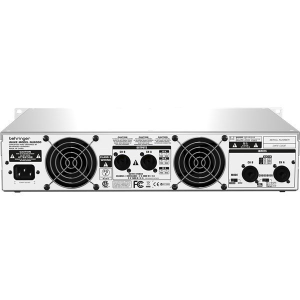 Behringer iNUKE NU6000 2 Çıkışlı Power Amplifikatörü 6000 Watt