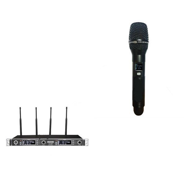Spekon VOX-20RB + VOX-HB Çift El Tipi Kablosuz Mikrofon Seti
