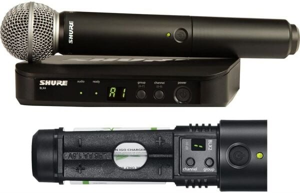 Shure BLX24E/SM58 El Tipi Telsiz Mikrofon Seti