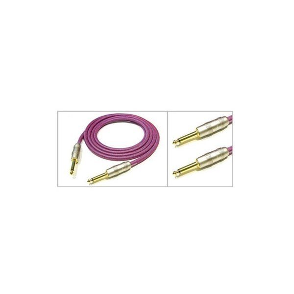 Kirlin Iw-241PRG/Pu- 3 Metre Enstrüman Gitar Kablosu Mor