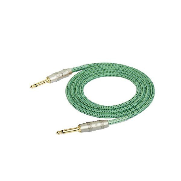 Kirlin Iw-241PRG/Gr- 3 Metre Enstrüman Gitar Kablosu Yeşil