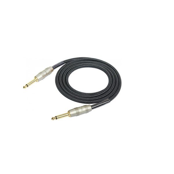 Kirlin Iw-241PRG/Bk- 3 Metre Enstrüman Gitar Kablosu Siyah