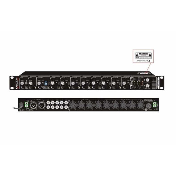 Decon DP 201S 10 Giriş-2 Çıkış Mikser Pre-amfi