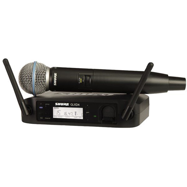 Shure  GLXD24E/B58 El Tipi Telsiz Mikrofon Seti