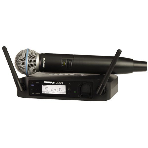 Shure  GLXD24E/B58 El Tipi Telsiz Mikrofon Seti