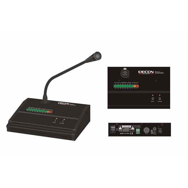 Decon DP 319 Tek Bölgeli Anons Mikrofon Konsolu