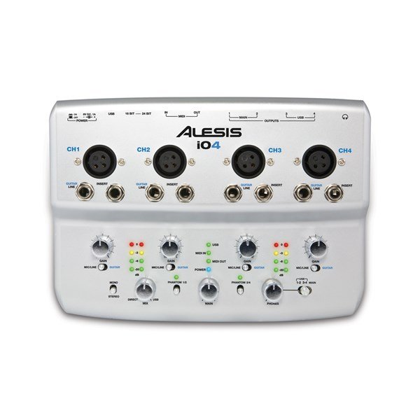 Alesis IO4 4 Kanal 24 Bit USBli Kayıt Ara Birimi