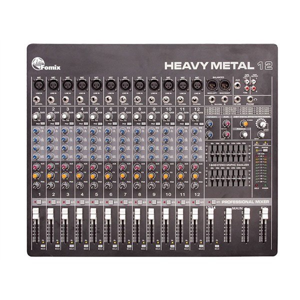 Fomix HM 12 - 12 Mono, 1 Stereo Efektli Ses Mikseri