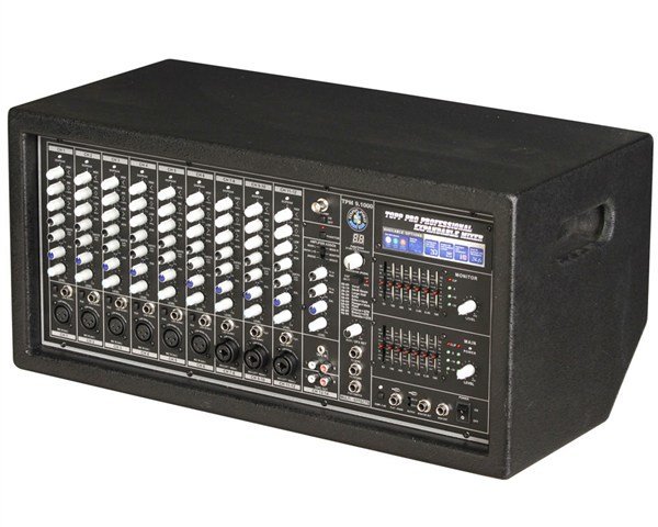 Topp Pro TPM 9.1000+TAC-MP3-T 14 Kanal 2000W 4 ohm Power Mikser