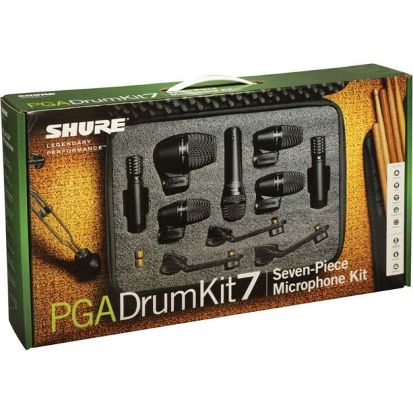 Shure PGADrumKit7 - 7 Parça Davul Mikrofon Seti