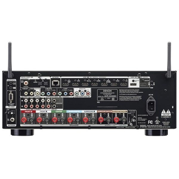 Denon AVR-X 2400 H 7.2 Channel 4 K HEOS Wireless Multi-Room