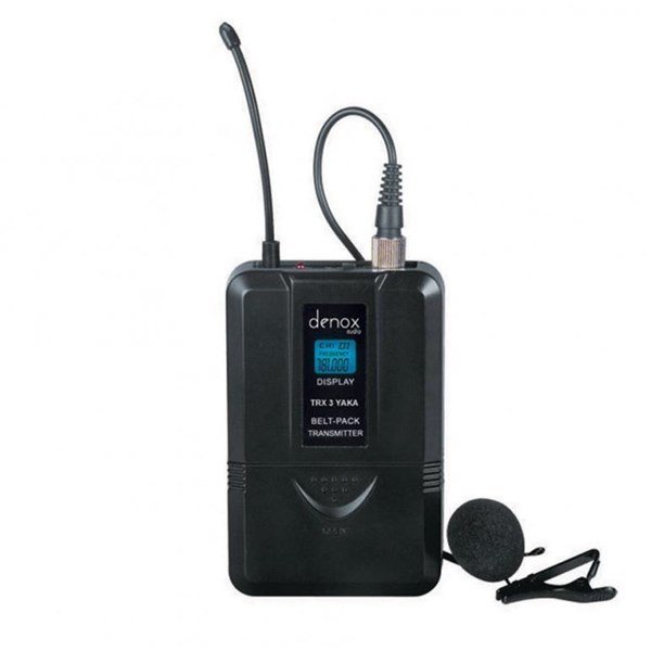 Denox TRX3 YAKA Mikrofonu TRX-340 Receiver Uyumlu