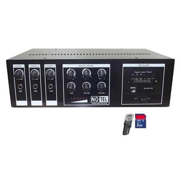 Notel NOT A 100TMD 100W100V Ekolu Midi Mikser Amfi MP3/USB