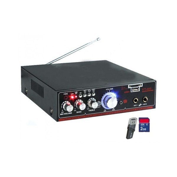 Notel NOT 306 Stereo Mini Amfi 2x20W USB/SD Girişli