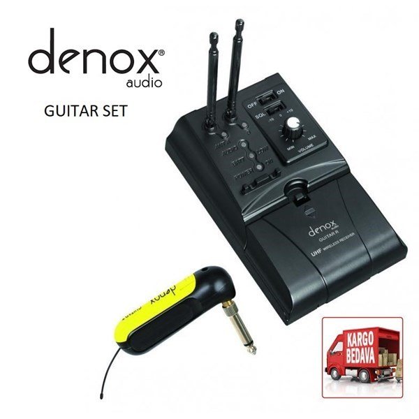 Denox GUITAR SET Uhf Band Telsiz Gitar Seti