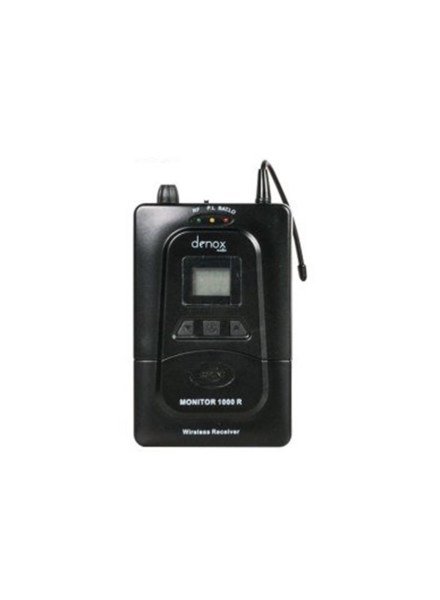 Denox MONITOR 1000 16 Kanallı İn-Ear UHF Telsiz Monitör