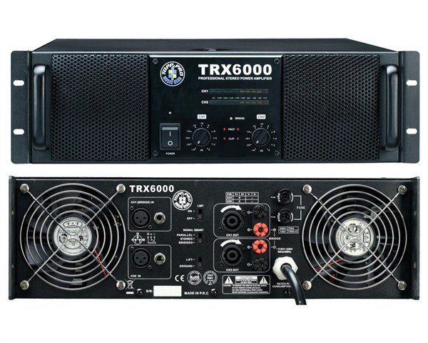 Topp Pro TRX 6000 2x1150W 4 ohm Güç Amplifikatörü