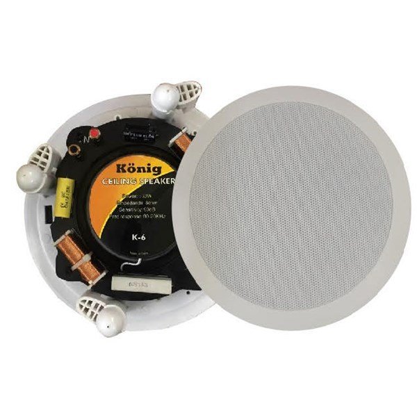 König K-6 16-cm 2-Yollu 30W/8 ohm Tavan Hoparlörü