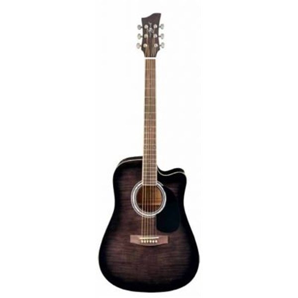 Jay Turser JTA 454 QCET TBK Elektro Akustik Gitar
