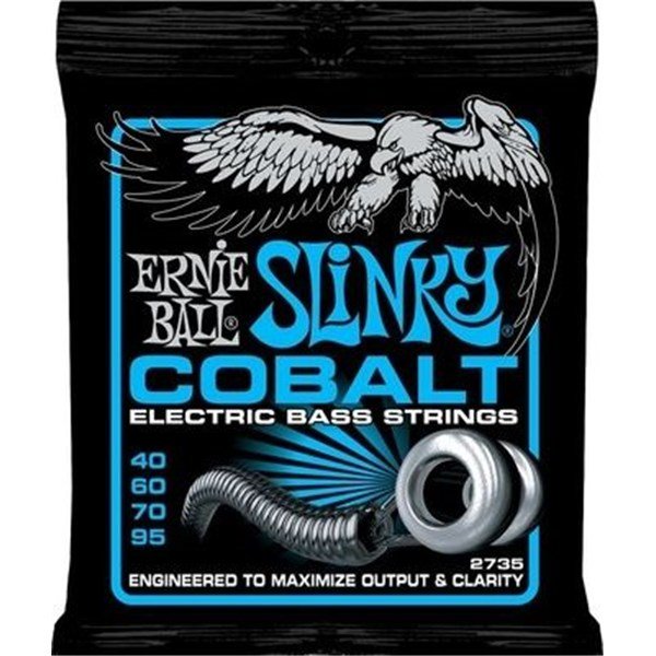 Ernie Ball P02735 Cobalt Extra Slinky Bas Gitar Teli