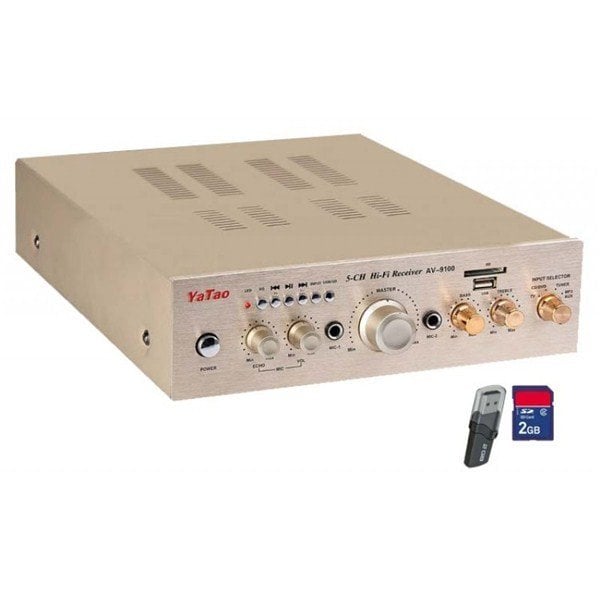 Notel NOT AV 9100 Stereo Mini Anfi 2x50W USB/SD Girişli